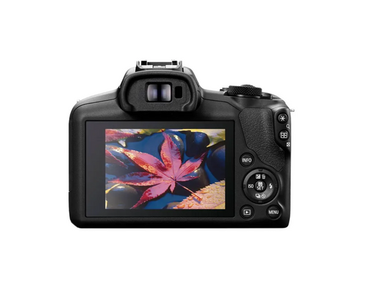Cámara Fotográfica CANON EOS R100 Negro + Lente 18-45