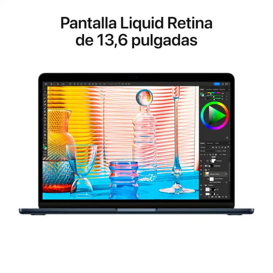 MacBook Air 13" Pulgadas Chip M2 CPU 8 Núcleos GPU 10 Núcleos - RAM 24GB - SSD 512GB - Azul Medianoche